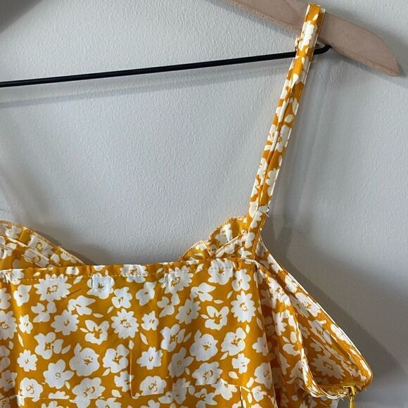 ZAFUL Floral Print Front Tie Mini Sundress - Picture 9 of 11
